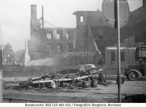 Rotterdam, Zerstörungen nach Bombardierung
