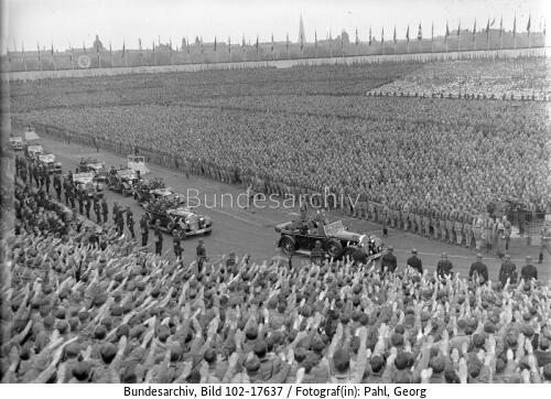 Berlin, Maikundgebung, Ankunft Adolf Hitler