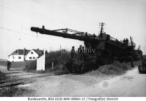 Frankreich, Eisenbahngeschütz