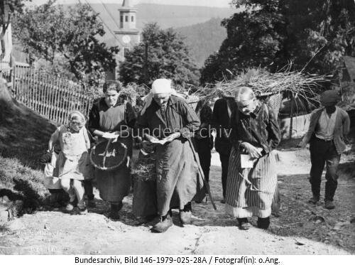 Thüringen, Hungersnot, Bettler