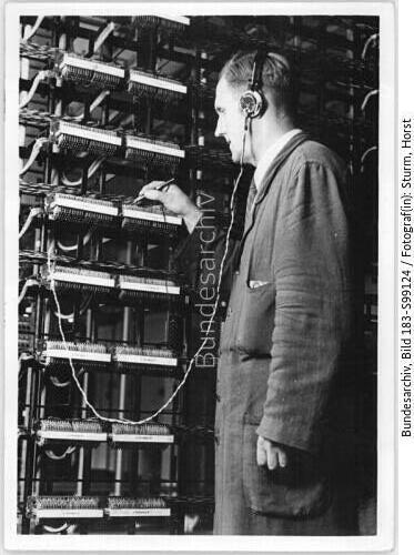 Berlin, Fernmeldeamt, Schnellamt, Techniker