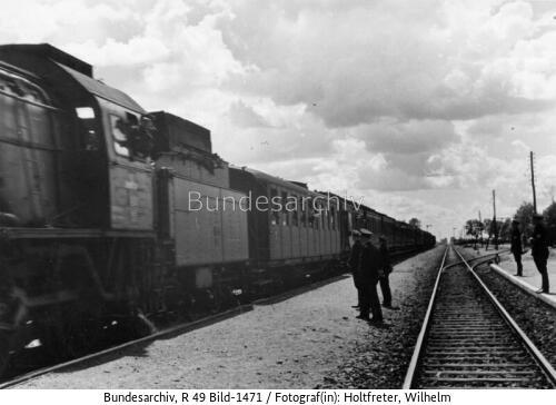 Wartheland, Gnesen, Umsiedlerzug