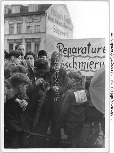 Berlin, Rollerrennen, Kontrolle
