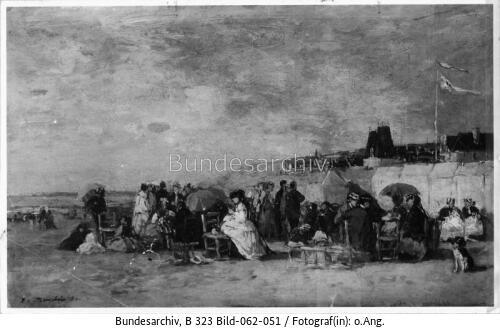 Boudin, Eugène Louis, 1866, Strandbild