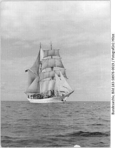 Segelschulschiff "Wilhelm Pieck", Ostseefriedensfahrt