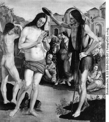 Signorelli-Werkstatt, Christi Taufe