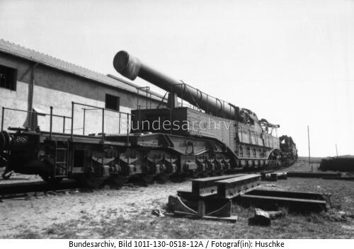 Frankreich, Eisenbahngeschütz