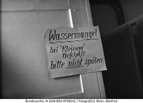Schierke, Brockenhotel, Schild an Toilettentür