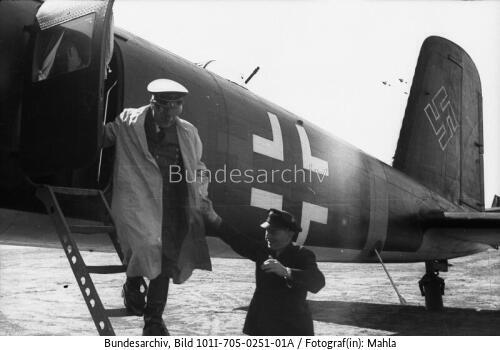 Russland, Frontbesuch Adolf Hitler, Fw 200