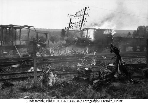 Frankreich, Westfeldzug, Zerstörungen