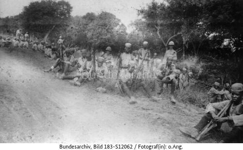 Deutsch-Ostafrika, Schutztruppe, Rast