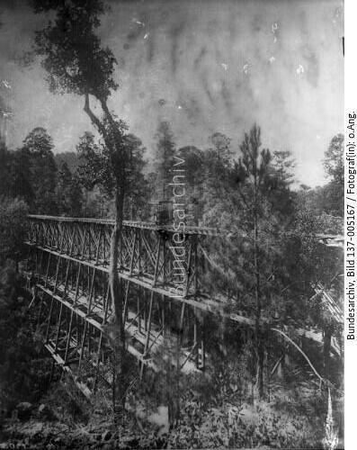 Mexiko, Tierra Caliente, Brücke