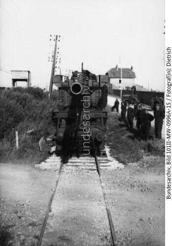 Frankreich, Eisenbahngeschütz