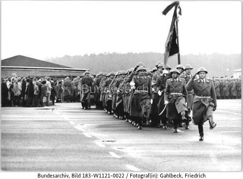 Bad Düben, Vereidigung von Soldaten