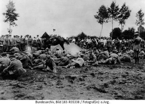 Belgien, deutsches Feldlager