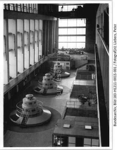 Hohenwarte, Pumpspeicherwerk, Maschinenhaus