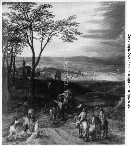 Jan Brueghel, Landschaft mit Figuren