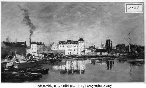 Boudin, Hafenansicht