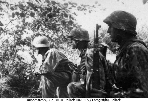 Russland, Vormarsch, Angehörige der Waffen-SS