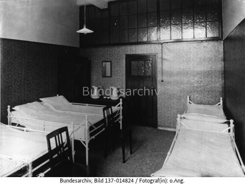 Bremen, Auswandererhalle, Schlafzimmer