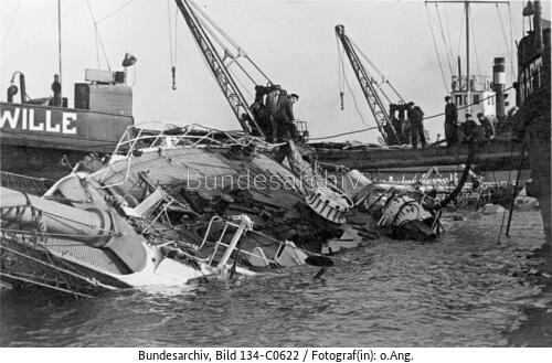 Segelschulschiff "Niobe", Wrack