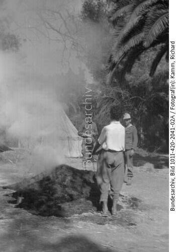 Tunesien, Lager, Feuer