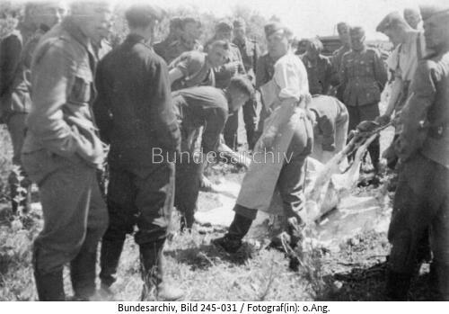 Russland, bei <span class="match">Stalingrad</span>, Soldaten bei Tierschlachtung