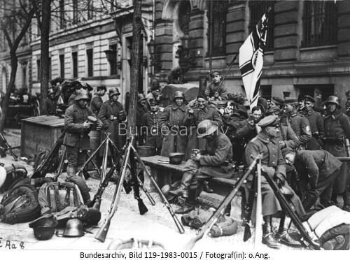 Berlin, Kapp-Putsch, Marinebrigade Erhardt
