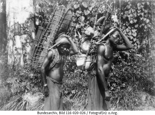 Kamerun, afrikanische Träger