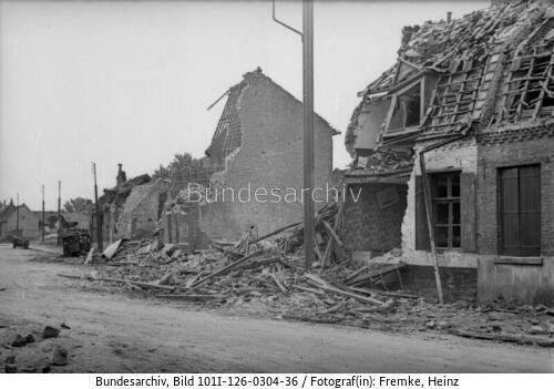 Frankreich, Lille, Zerstörungen