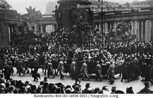 Berlin, Revolution, Beisetzung