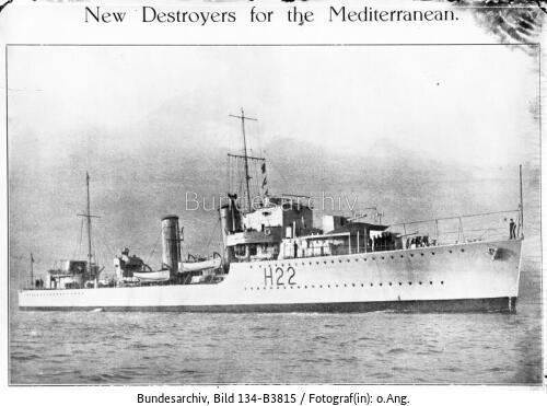 Englischer Zerstörer HMS "Diamond"