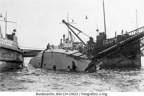 Segelschulschiff "Niobe", Wrack