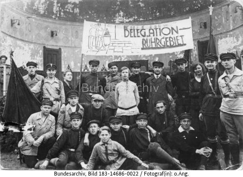Chemnitz, Reichsjugendtag, KJVD, Delegation