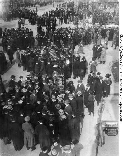 Berlin, Kapp-Putsch, Menschenansammlung