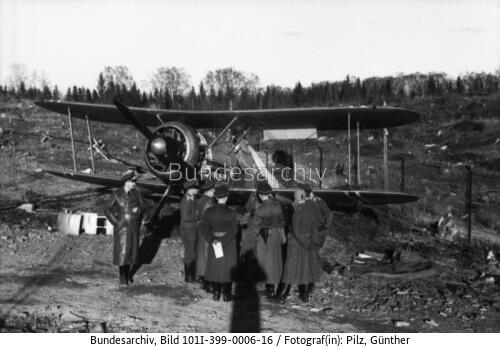 Oslo, Flugzeug Gloster Gladiator