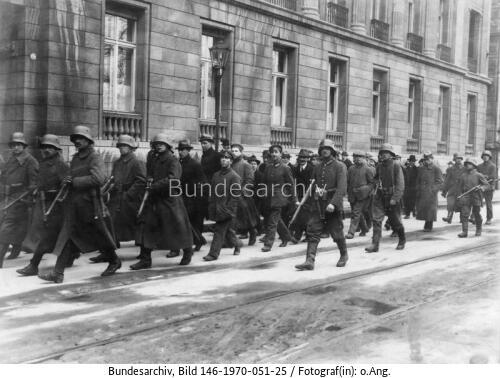 Berlin, gefangene Spartakisten