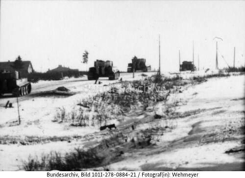 Russland,  Panzer VI (Tiger I), Winter