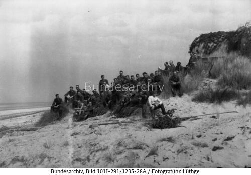 Belgien, Soldaten am Strand