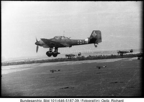 Russland, Flugzeuge Junkers Ju 87
