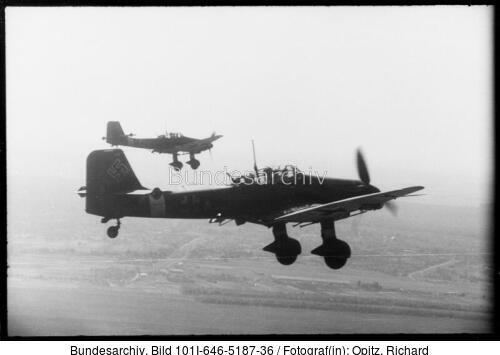 Russland, Flugzeuge Junkers Ju 87