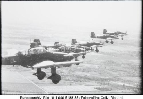 Russland, Flugzeuge Junkers Ju 87