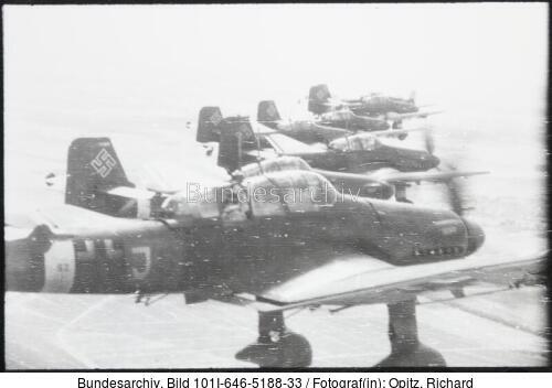Russland, Flugzeuge Junkers Ju 87