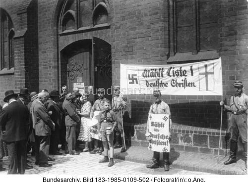 Berlin, "Deutsche Christen", Propaganda