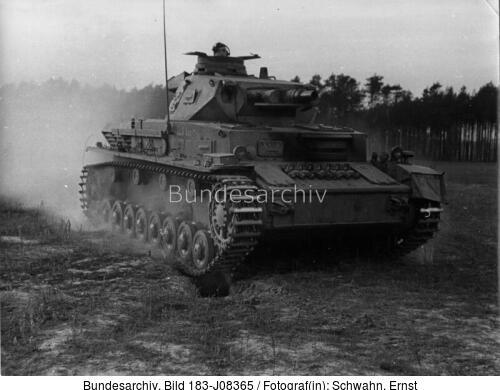 Ausbildung, Überrollen durch Panzer IV