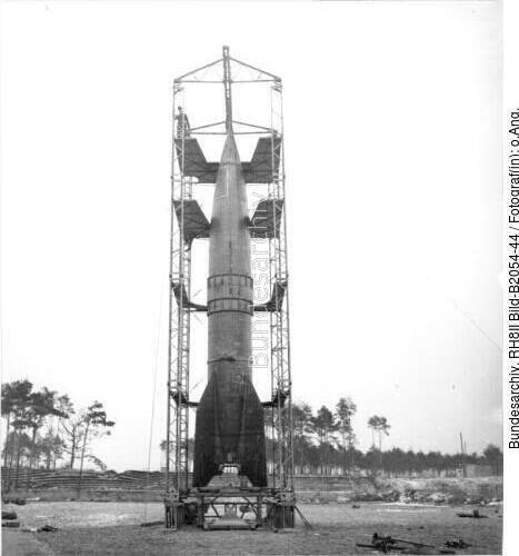 Peenemünde, Raketenrampe mit V2 / A4