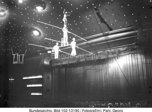 Berlin, Akrobatenvorführung