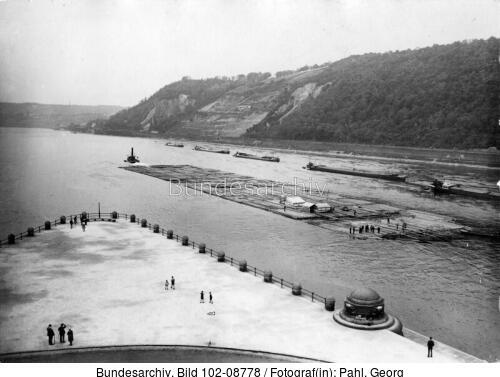 Koblenz, Flößerei auf dem Rhein