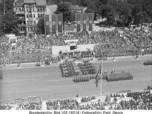 Berlin, Geburtstag Adolf Hitler, Parade