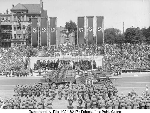 Berlin, Geburtstag Adolf Hitler, Parade